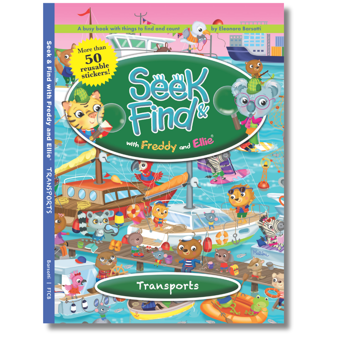 Seek & Find with Freddy and Ellie® - Transports